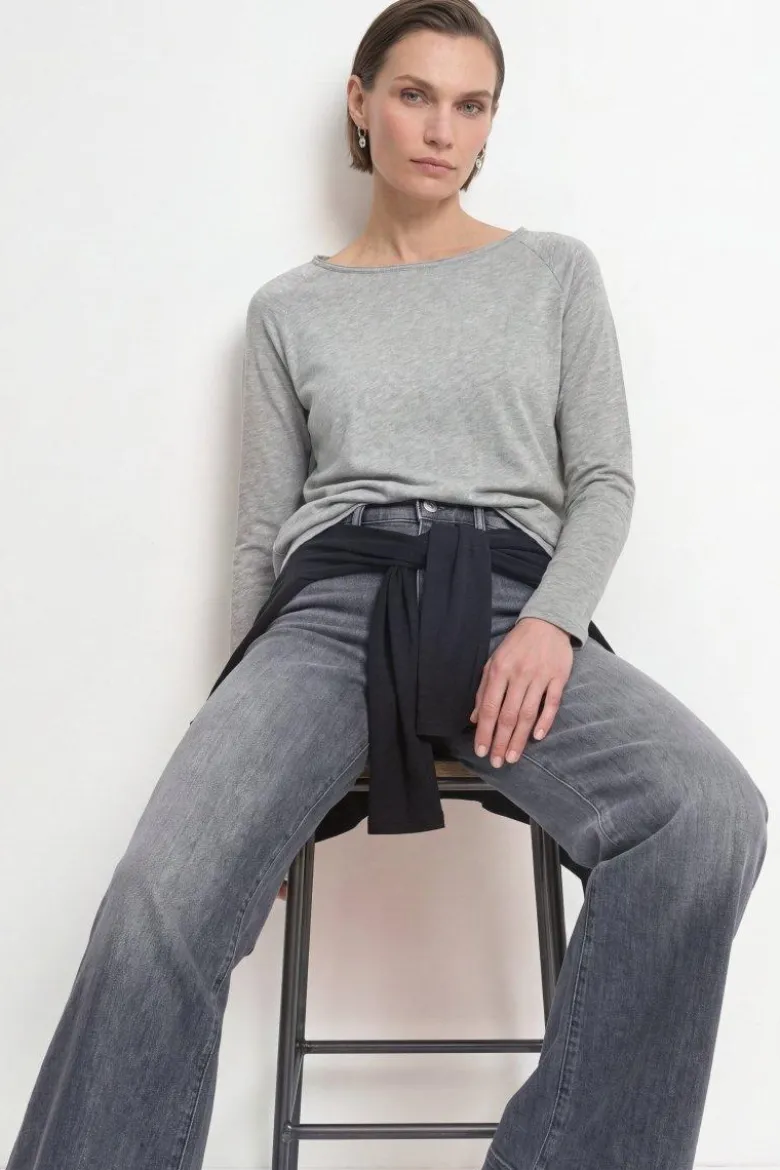 Longsleeve aus Baumwolle
