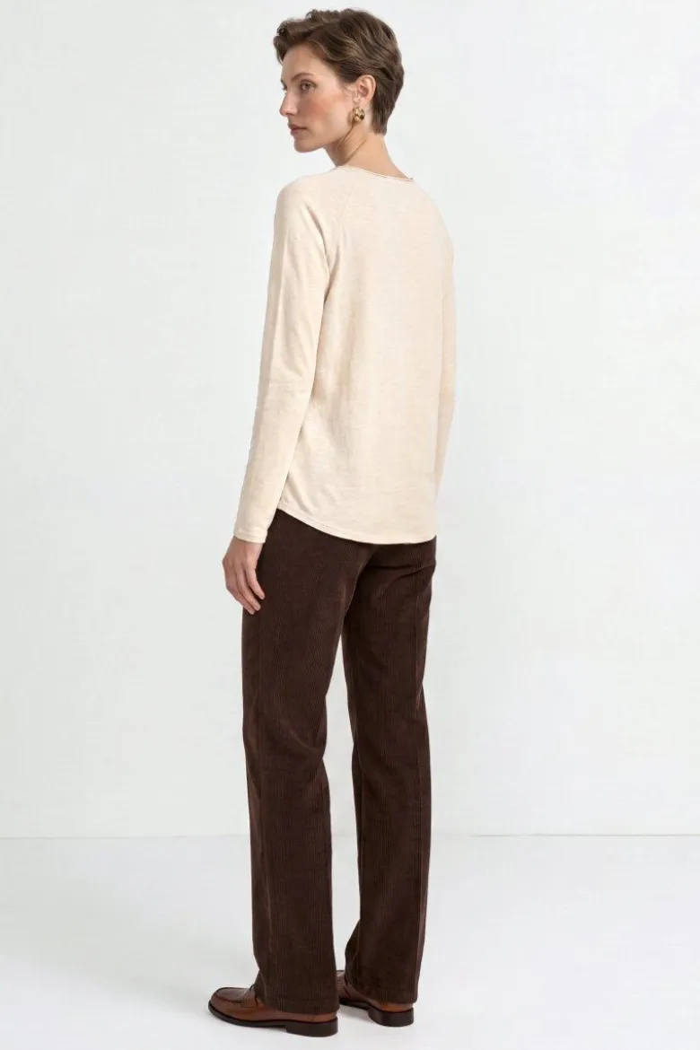 Longsleeve aus Baumwolle