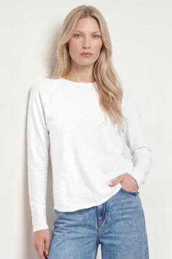 Longsleeve aus Baumwolle