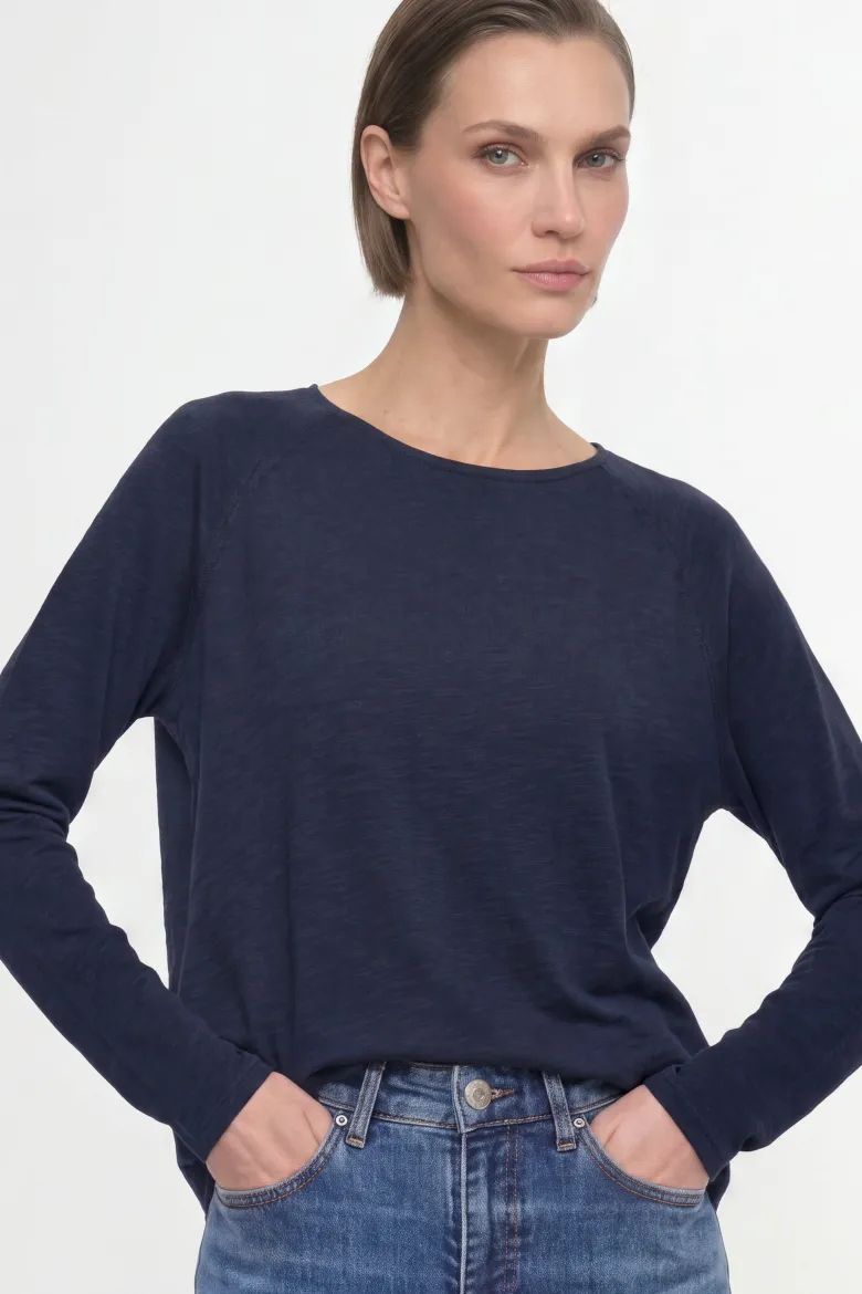 Longsleeve aus Baumwolle