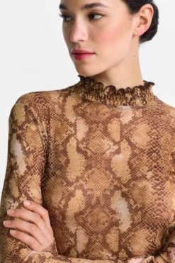 Longsleeve mit Animal-Print