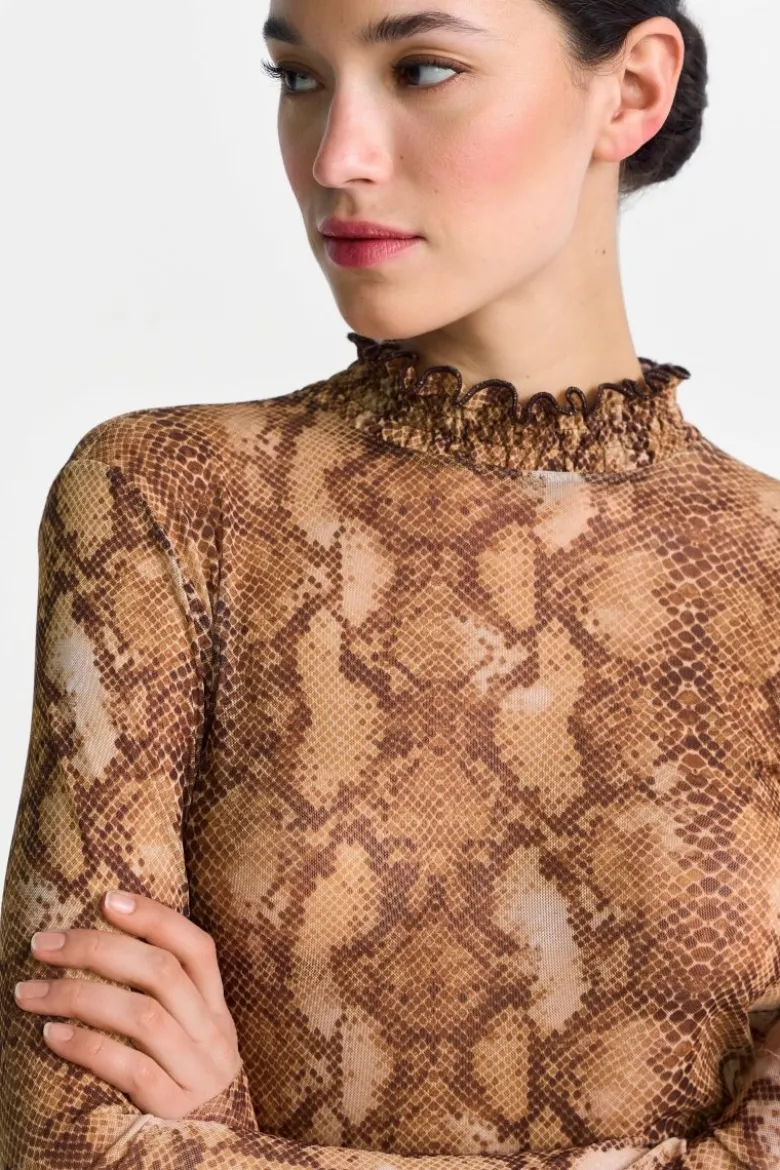 Longsleeve mit Animal-Print