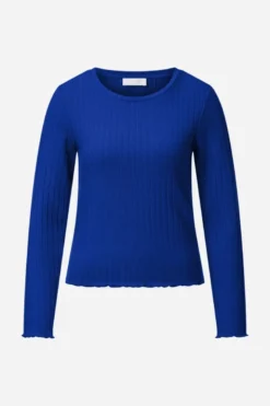 Longsleeve mit Rippstruktur
