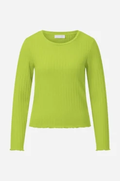 Longsleeve mit Rip-Struktur