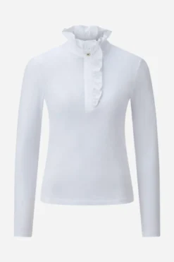 Longsleeve mit Rüschenkragen