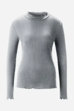 Longsleeve mit Rüschensaum