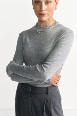 Longsleeve mit Rüschensaum