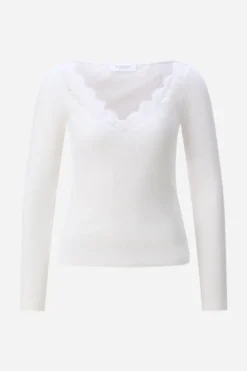 Longsleeve mit Spitze