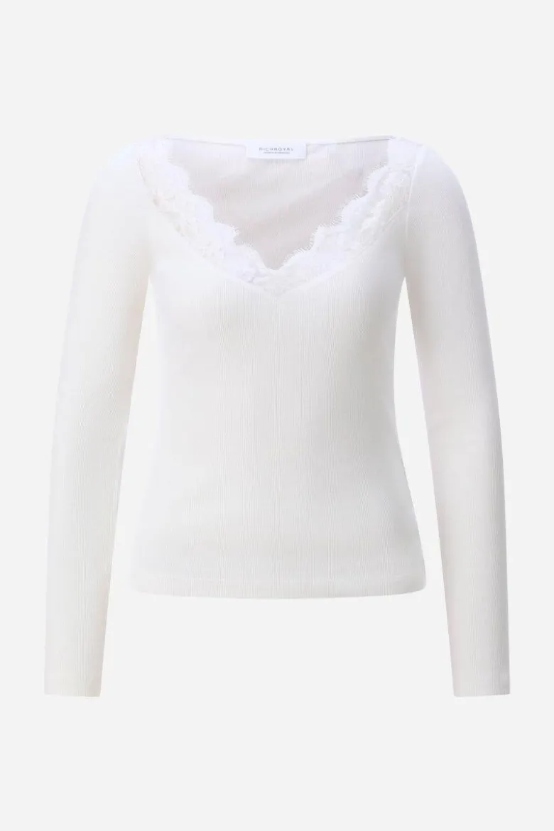 Longsleeve mit Spitze