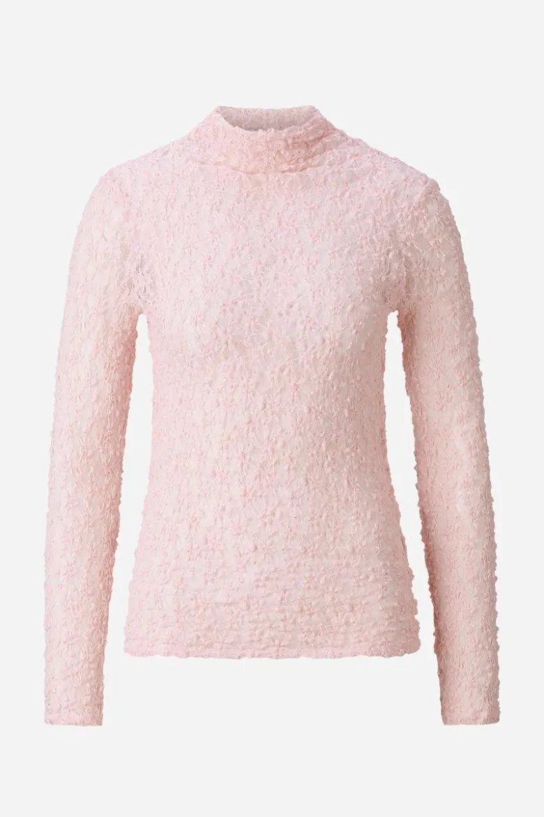 Longsleeve mit Spitzenmuster