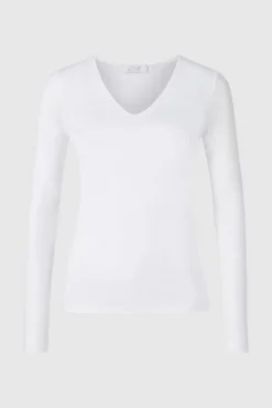 Longsleeve mit V-Neck