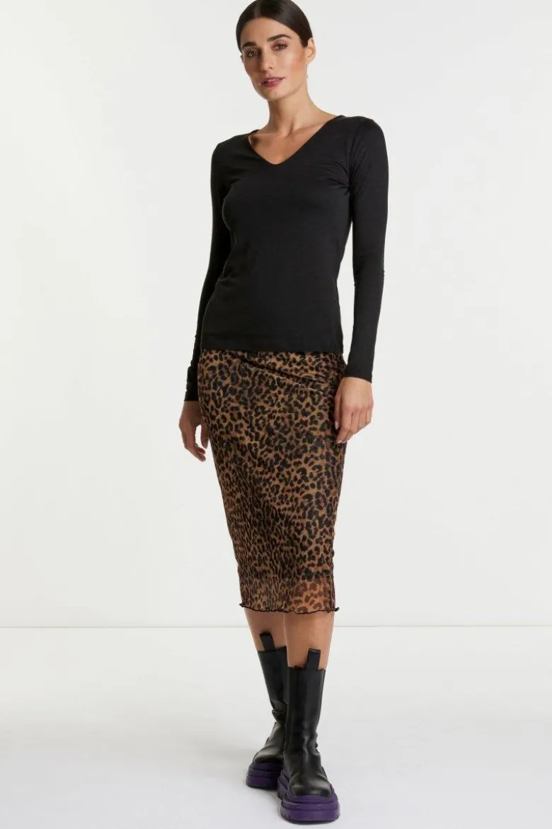 Longsleeve mit V-Neck