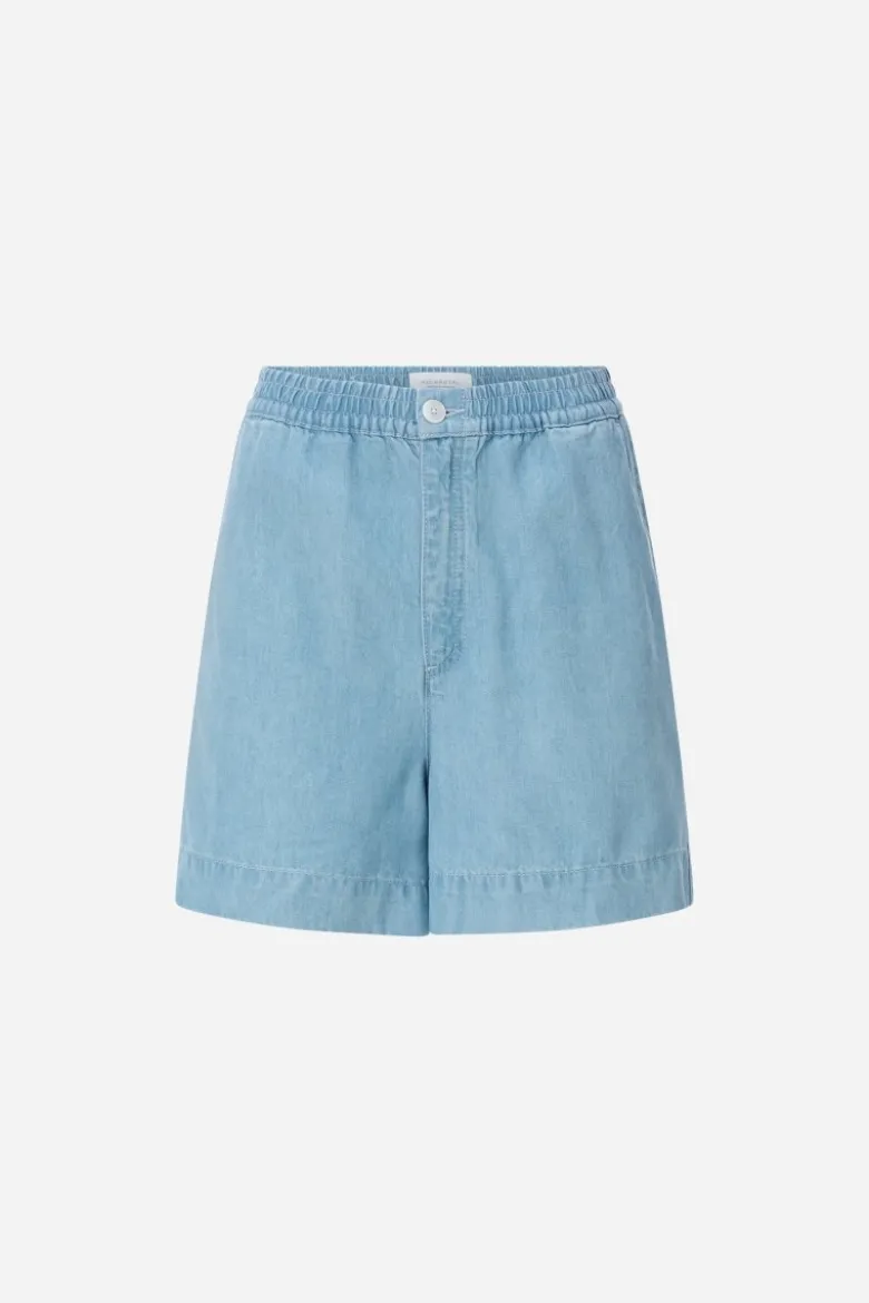 Lyocell-Shorts im Denim-Look