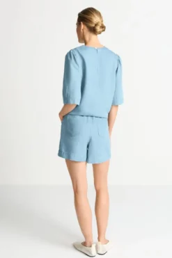 Lyocell-Shorts im Denim-Look