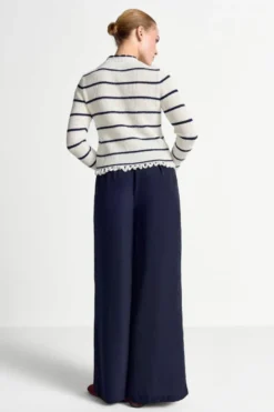 Marine Wide-Leg-Hose