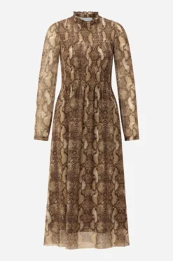 Maxikleid Python-Mesh