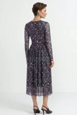 Midikleid mit Blumenprint