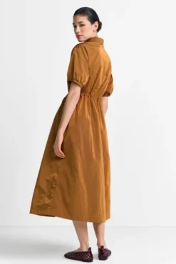 Midikleid mit Hemdkragen