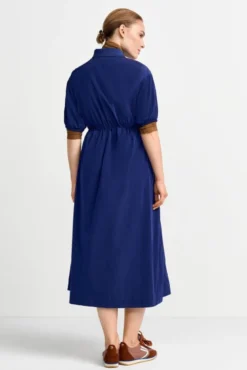 Midikleid mit Hemdkragen