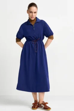 Midikleid mit Hemdkragen
