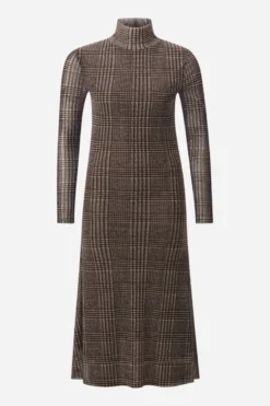 Midikleid mit Karomuster