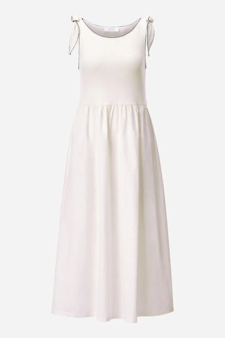 Midikleid mit Schleifenträgern
