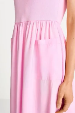 Midikleid mit Taschen