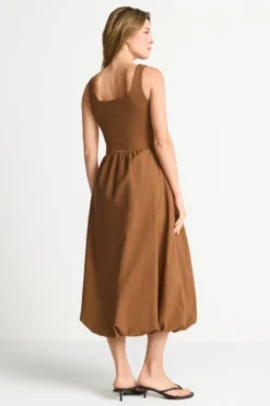 Midikleid mit Taschen