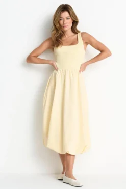 Midikleid mit Taschen