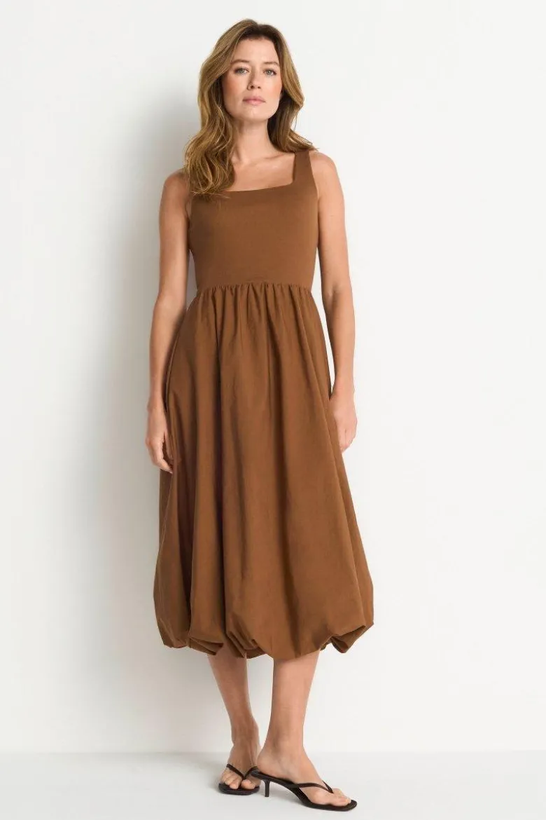 Midikleid mit Taschen