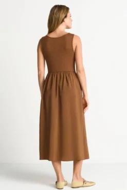 Midikleid mit Taschen