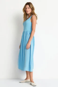 Midikleid mit Taschen