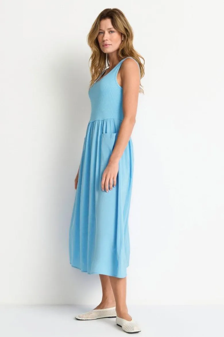 Midikleid mit Taschen