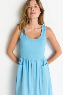 Midikleid mit Taschen