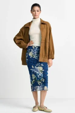 Midirock mit Flowerprint