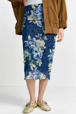 Midirock mit Flowerprint