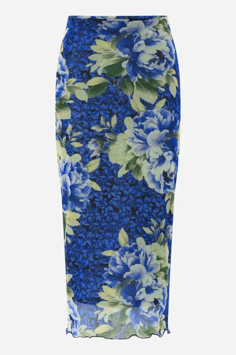 Midirock mit Flowerprint
