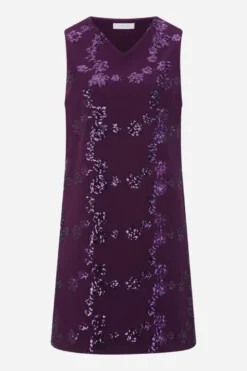 Minikleid mit Paillettenverzierung