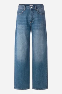 Mittelblaue Jeans mit Front-Wash