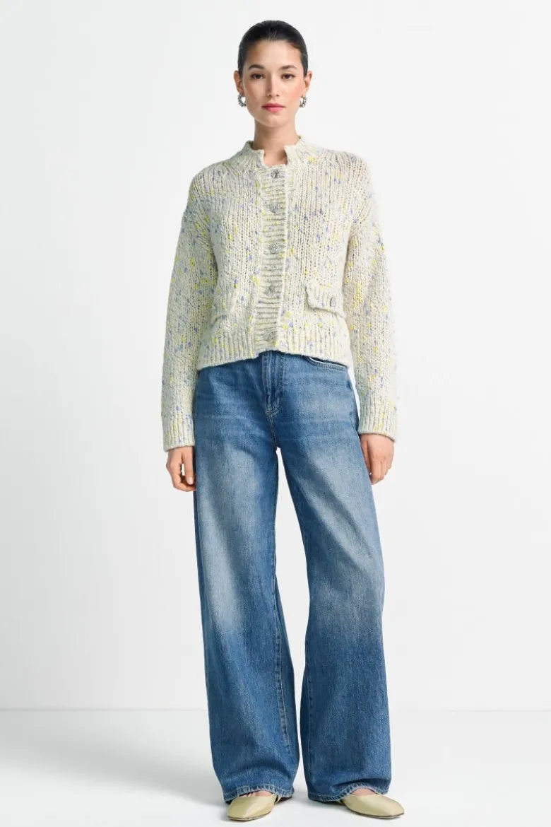 Mittelblaue Jeans mit Front-Wash