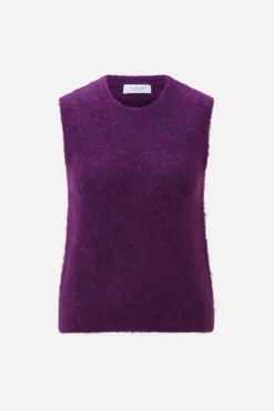Mohair-Pullunder mit Rundhalsausschnitt