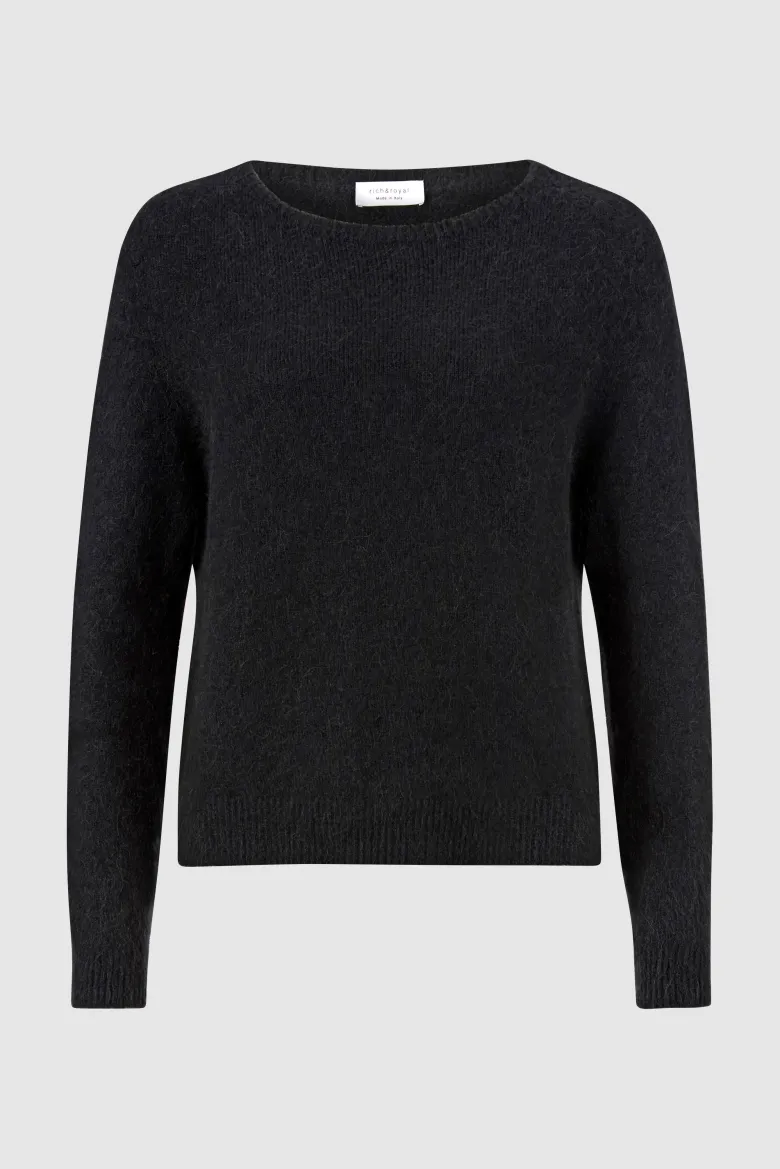 Nahtloser Strickpullover