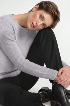 Nahtloser Strickpullover