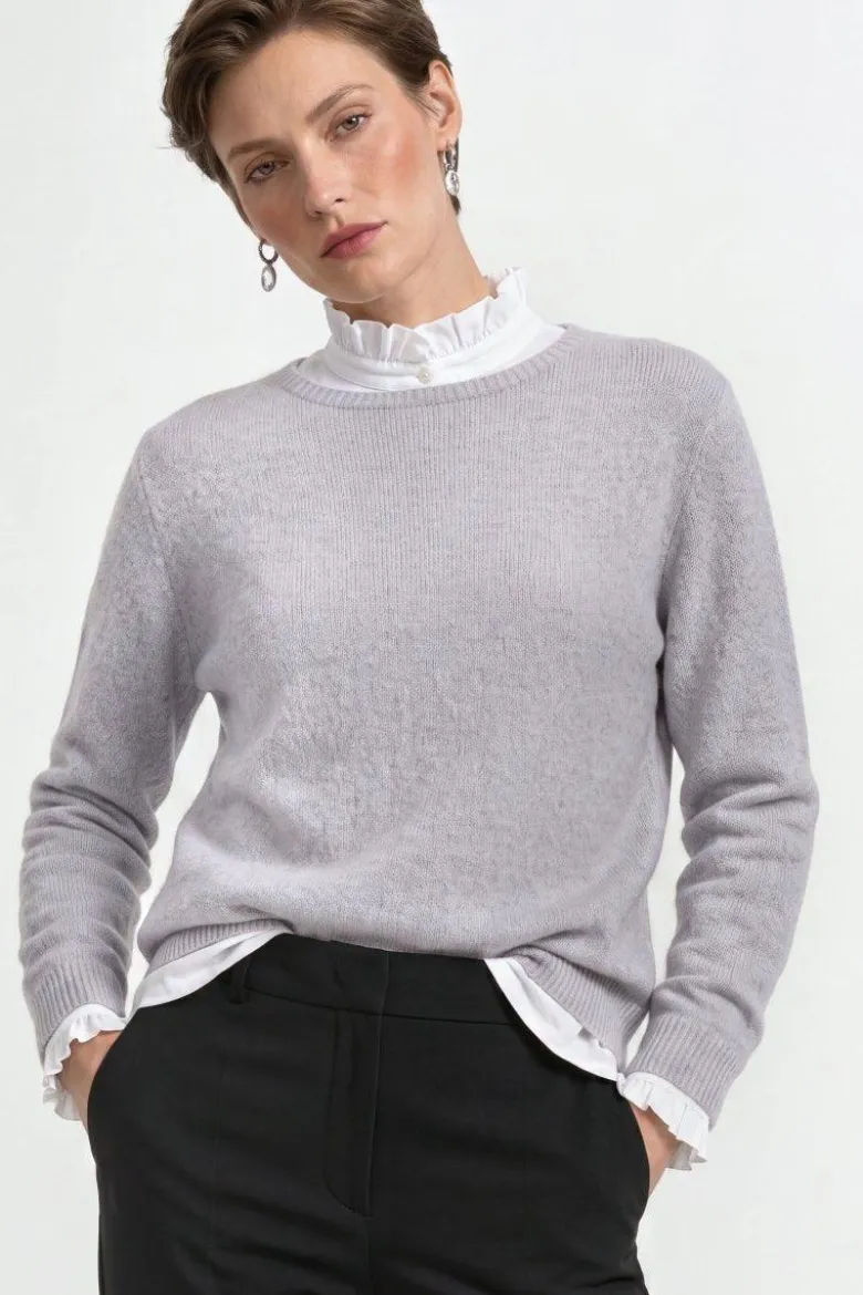 Nahtloser Strickpullover