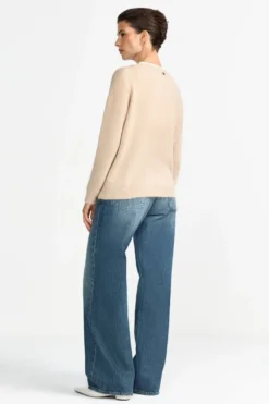 Nahtloser Strickpullover