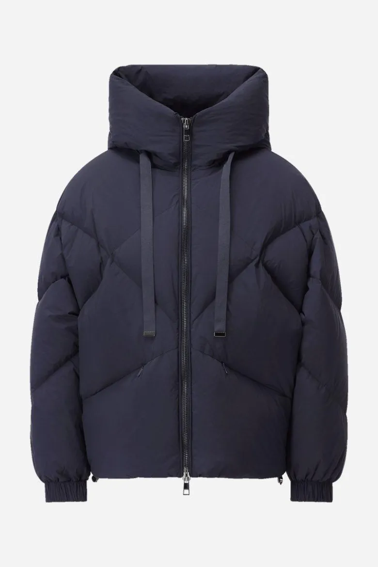 Oversized Daunenjacke mit Kapuze