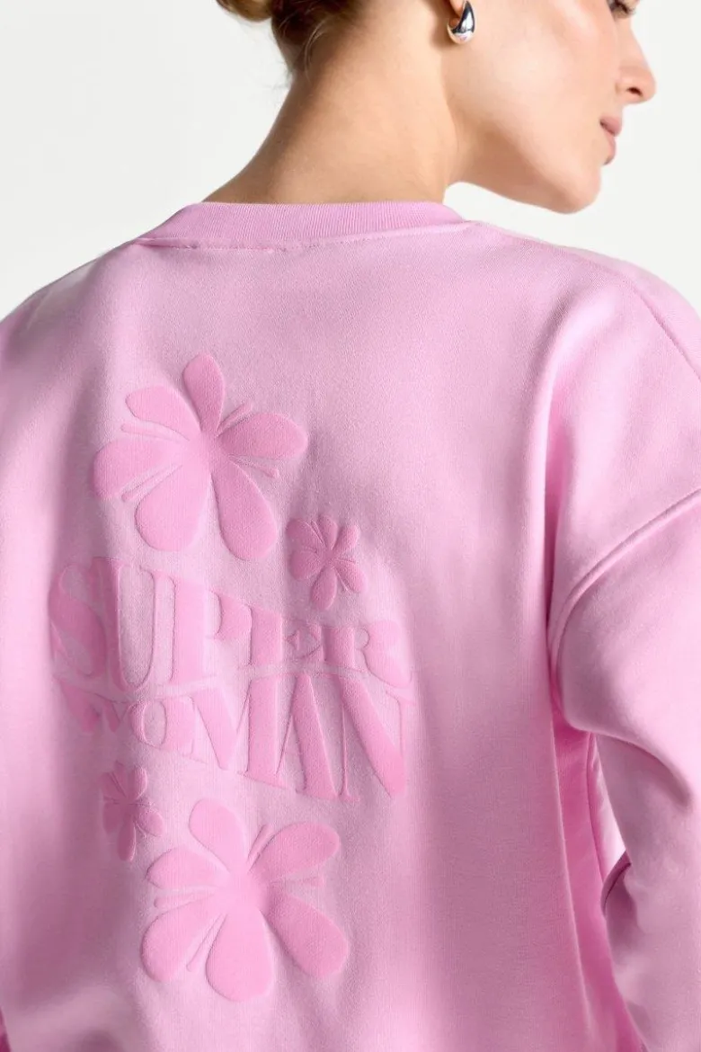 Oversized-Sweater mit Crewneck