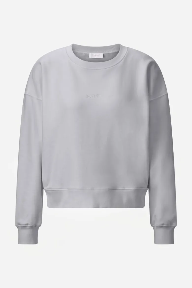 Oversize-Sweater mit Stickerei