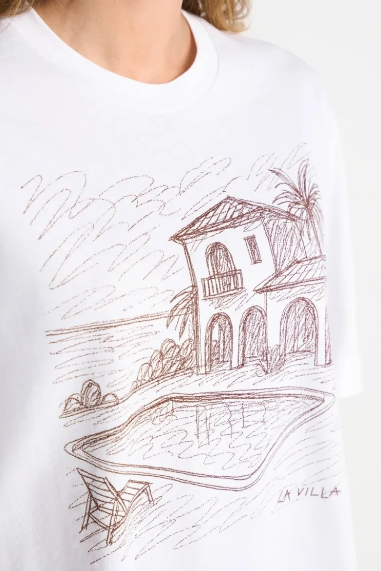 Oversize-T-Shirt mit Print