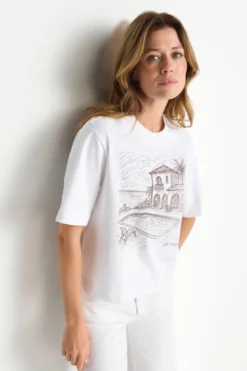 Oversize-T-Shirt mit Print